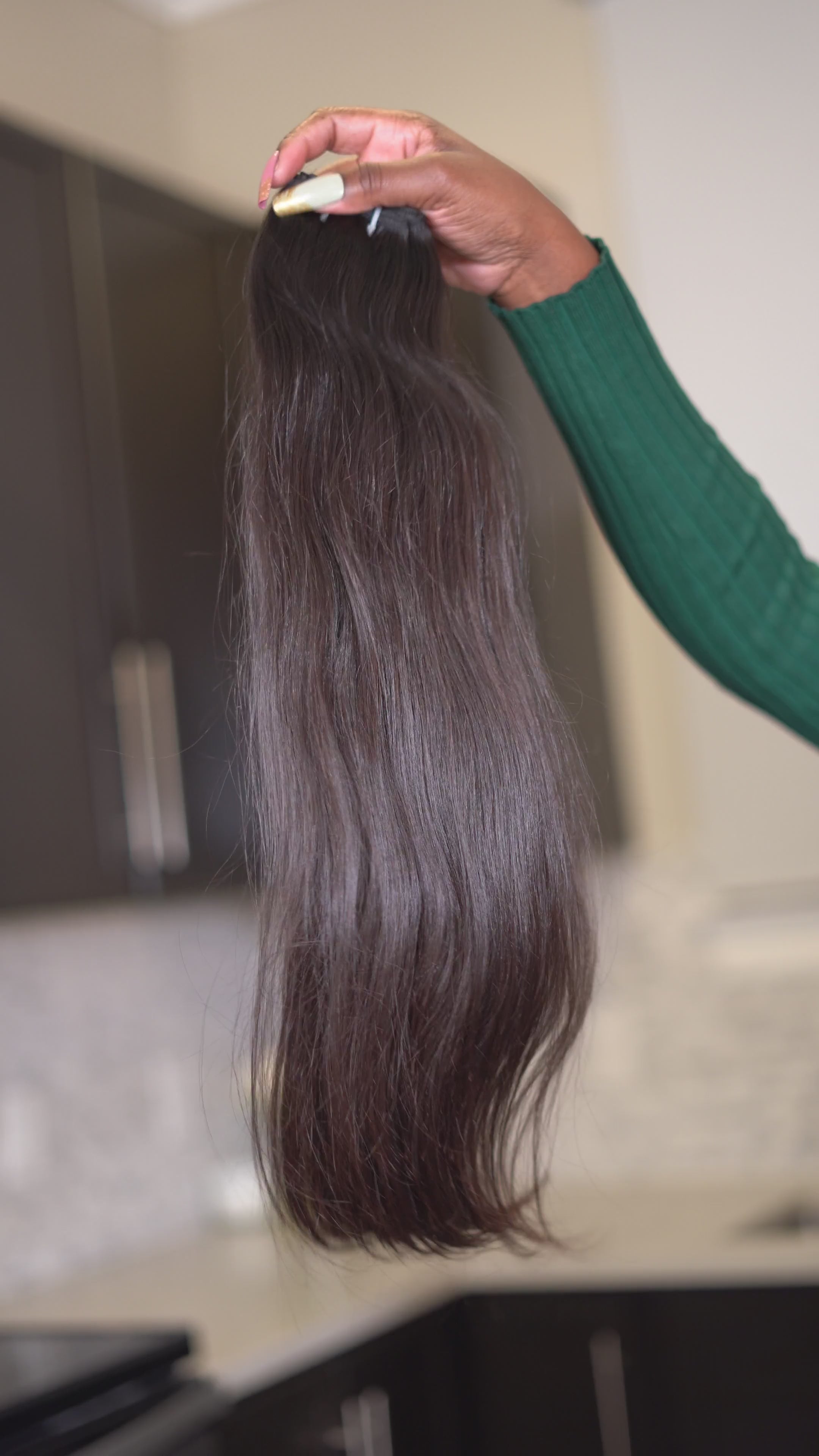 KGS Raw Indian Natural Straight 4 Bundle