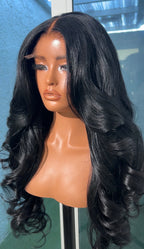 Jet black Amira 200% Density Ready To Ship