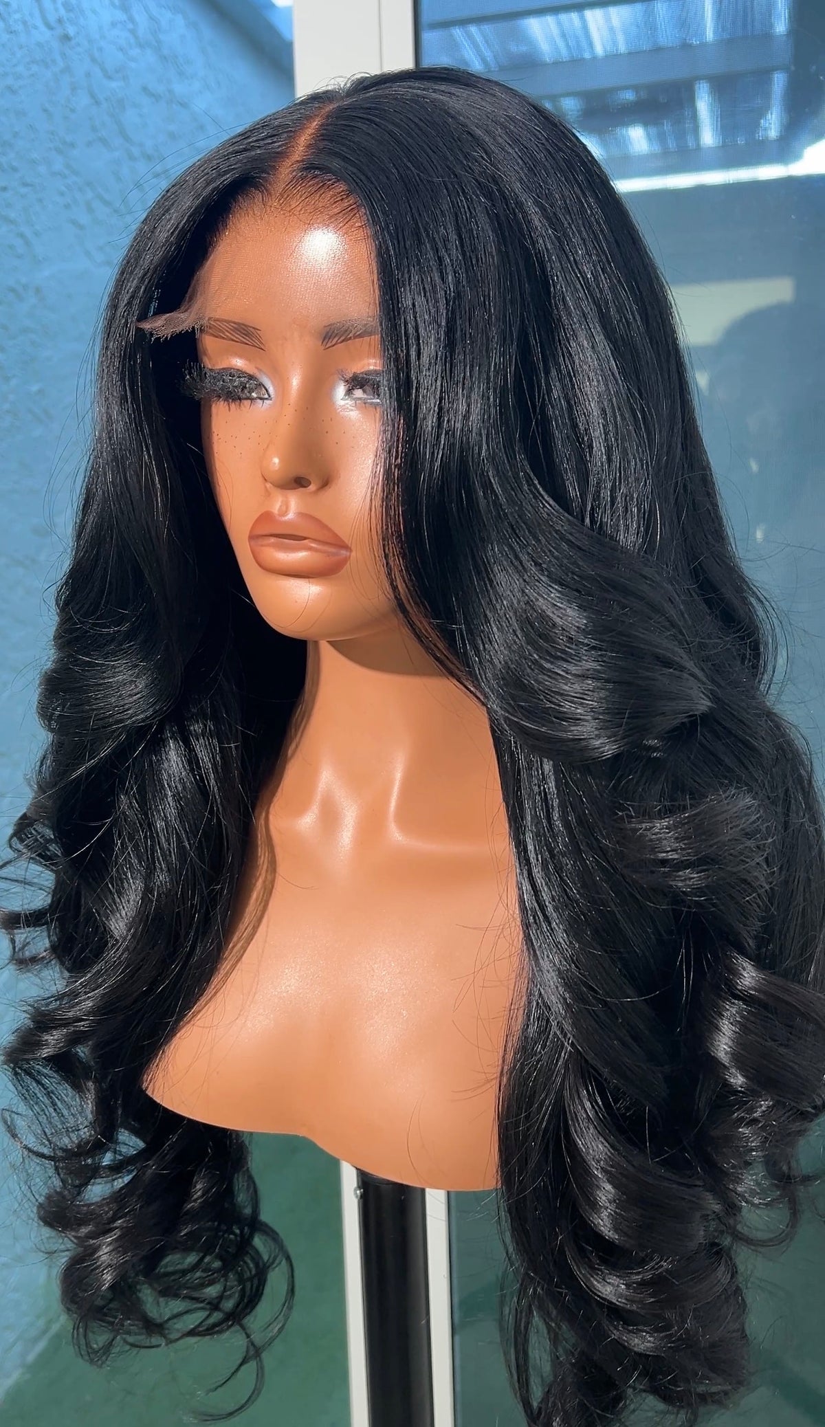 Jet black Amira 200% Density Ready To Ship